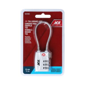 Ace TSA Luggage Lock Silver